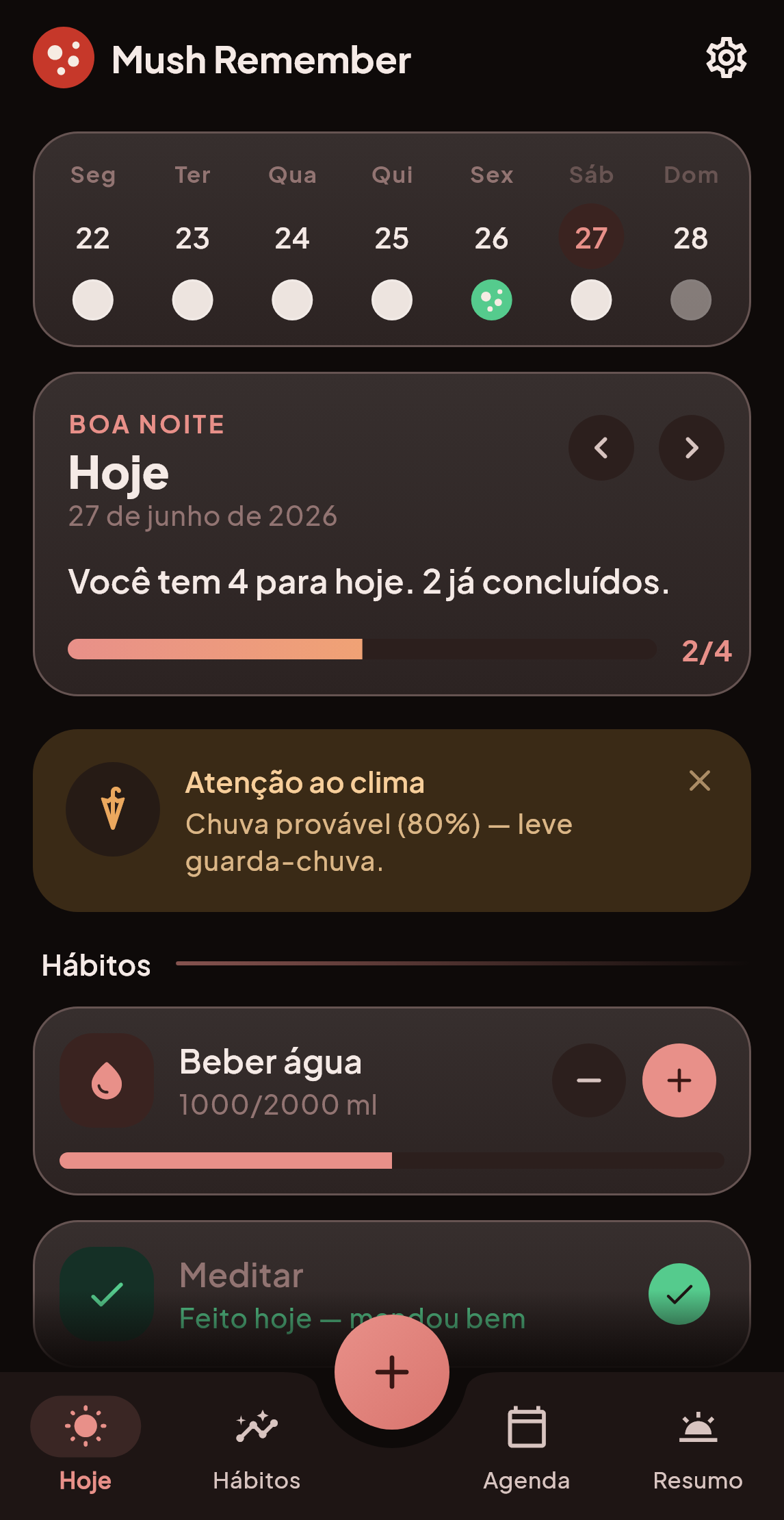 Tema escuro